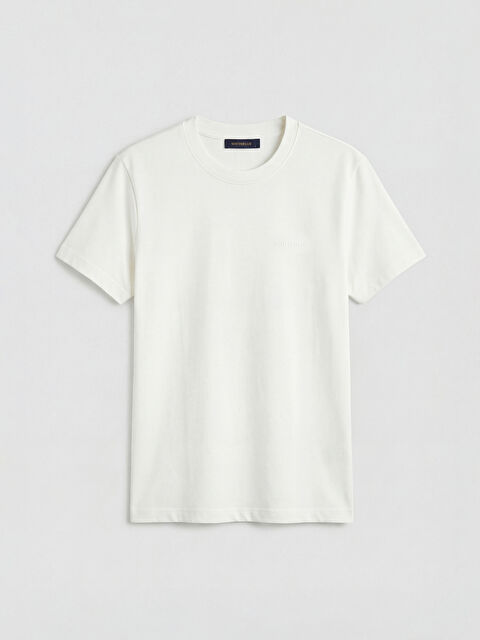 SOUTHBLUE Bisiklet Yaka Baskılı Erkek Tişört - S6A123Z8-R9J