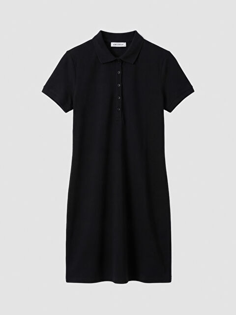 LCW EVERYDAY Polo Yaka Pike Mini Elbise