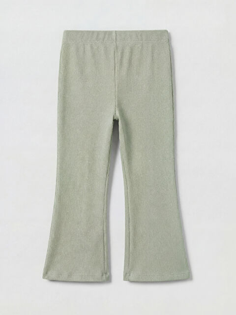 LCW Kids Kız Çocuk İspanyol Paça Tayt - S6C125Z1-GMG