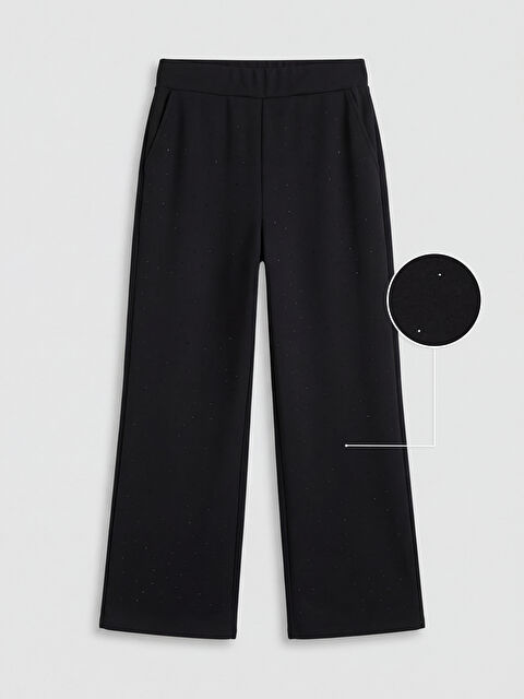 LCWAIKIKI Classic Taşlı Soft Touch Kadın Eşofman Altı - S6B128Z8-CVL