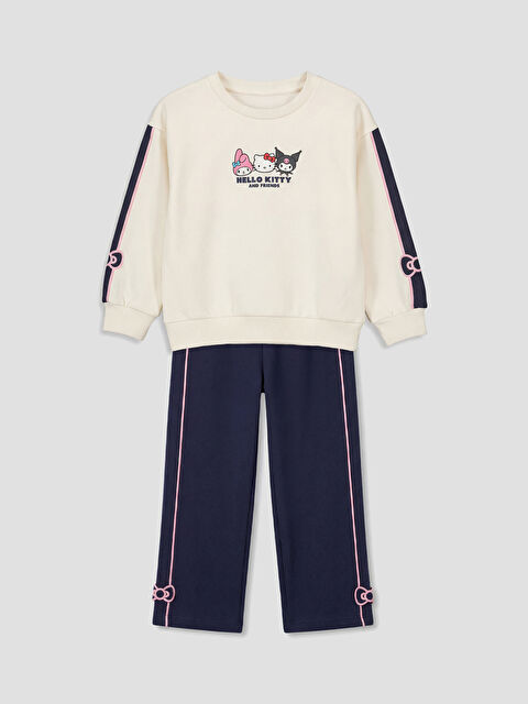 LCW Kids Hello Kitty Lisanslı Kız Çocuk Eşofman Takımı - S6F129Z1-HFH