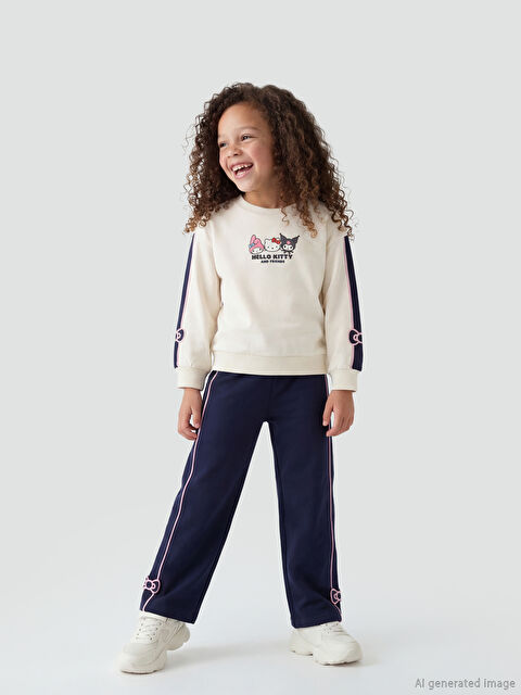 LCW Kids Hello Kitty Lisanslı Kız Çocuk Eşofman Takımı - S6F129Z1-HFH