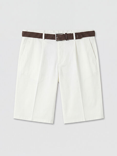 SOUTHBLUE Loose Fit Kemerli Erkek Pileli  Şort