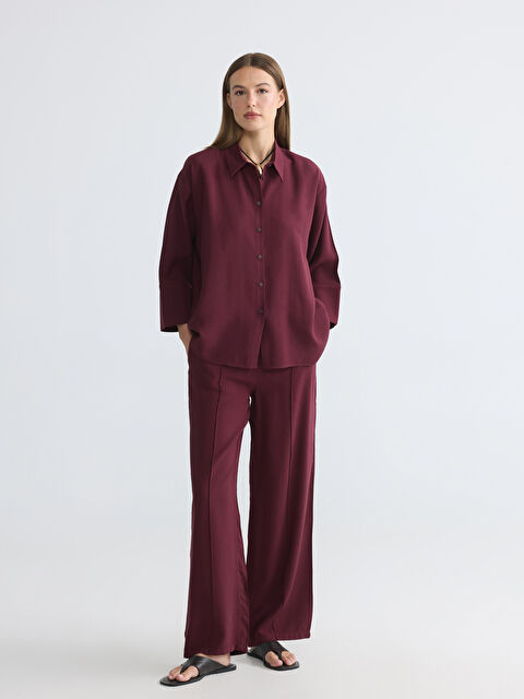 LCWAIKIKI Classic Beli Lastikli Kadın Pantolon