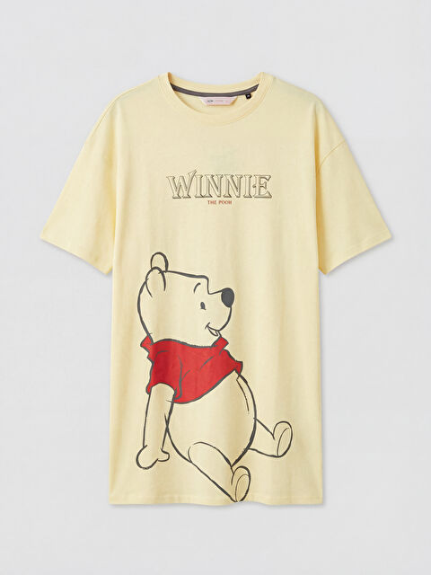 LCW Young Winnie the Pooh Baskılı Kadın Gecelik