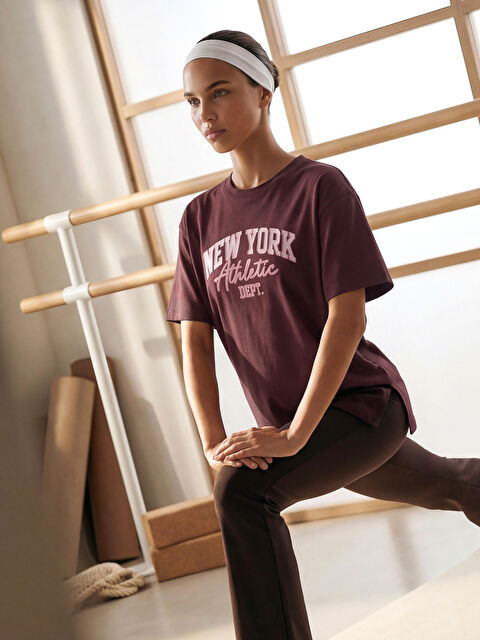 KOOR SPORT Bisiklet Yaka Kadın Spor Tişört