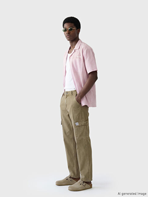 XSIDE Standart Kalıp Erkek Kargo Pantolon