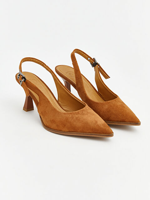 LCW STEPS Süet Görünümlü Kadın Topuklu Ayakkabı - S6C138Z8-DXY