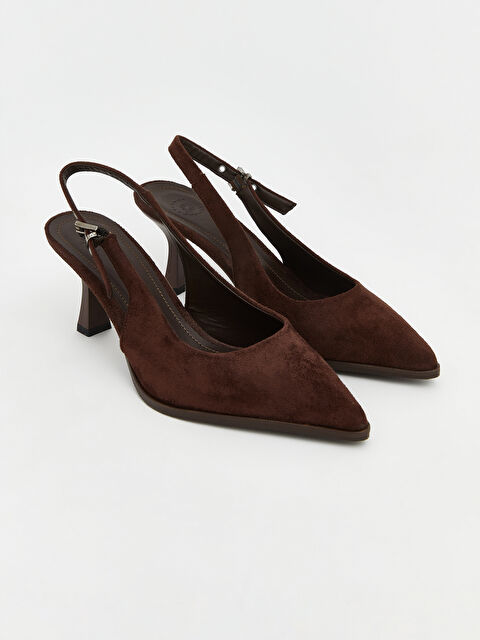 LCW STEPS Süet Görünümlü Kadın Topuklu Ayakkabı - S6C138Z8-RKQ