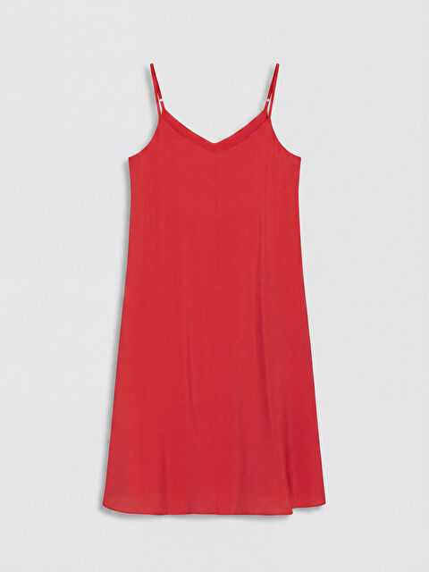 LCW EVERYDAY V Yaka İp Askılı A Kesim Elbise