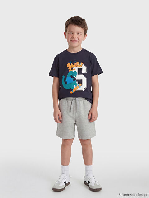 LCW Kids Beli Bağlamalı Erkek Çocuk Şort - S6F161Z1-F8Y