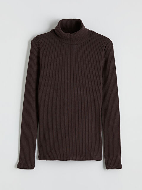 LCW Kids Balıkçı Yaka Kız Çocuk Tişört - S6C166Z4-JR3