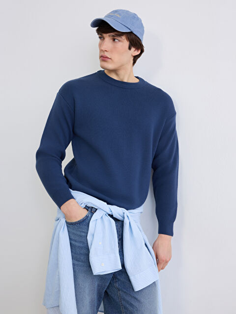 XSIDE Bisiklet Yaka Erkek Triko Kazak - S6D172Z8-14T