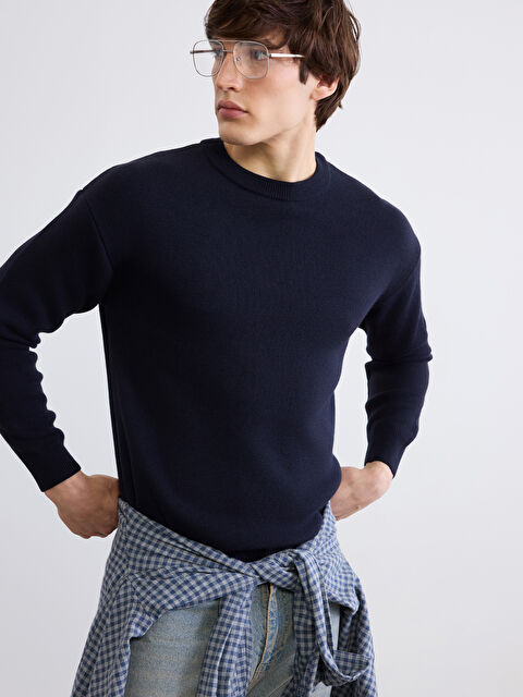 XSIDE Bisiklet Yaka Erkek Triko Kazak - S6D172Z8-HRZ