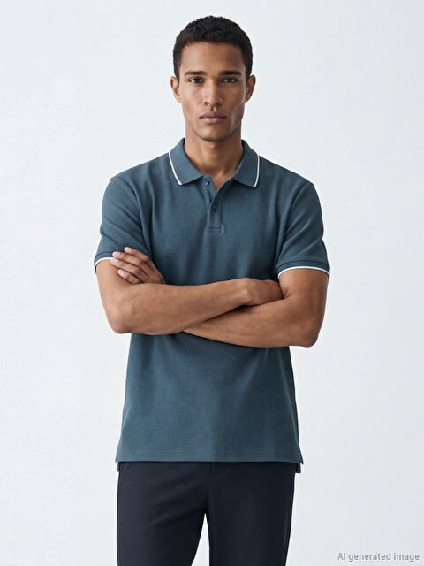 LCW Vision Polo Yaka Erkek Tişört - S6F173Z8-J2H