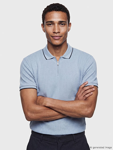 LCW Vision Polo Yaka Erkek Tişört - S6B173Z8-J0M