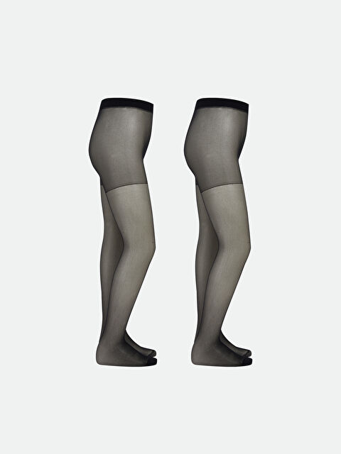 LC WAIKIKI Kız Çocuk İnce Külotlu Çorap 2'li - S6B176Z4-CVL