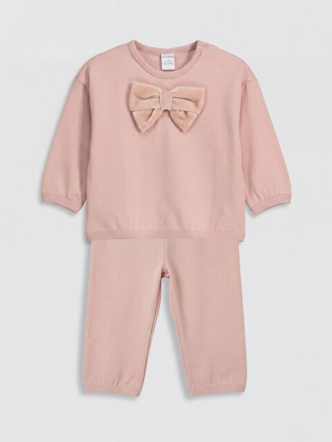 LCW baby Fiyonklu Kız Bebek Takım - S6C181Z1-3NR