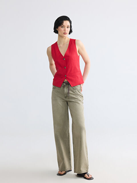 LCW Jeans Straight Fit Kadın Jean Pantolon