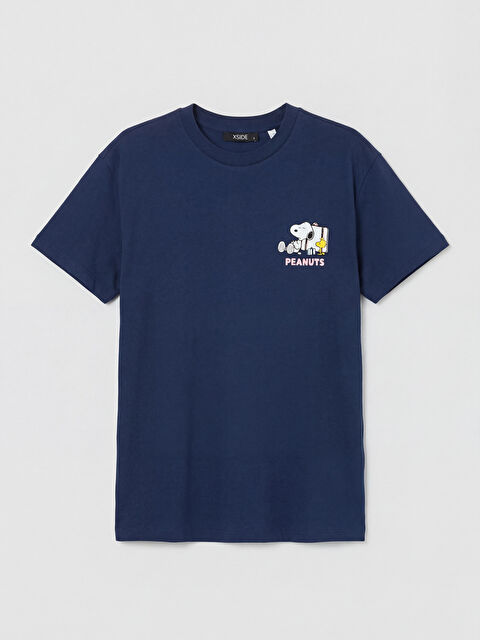 XSIDE Bisiklet Yaka Snoopy Baskılı Kadın Tişört