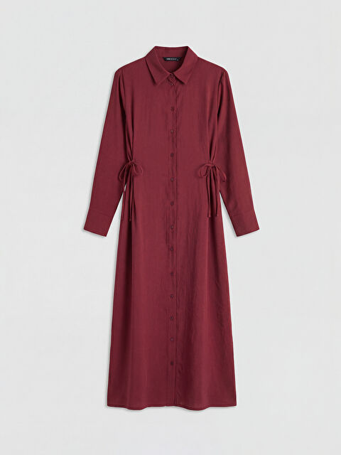 LCW Modest Modal Karışımlı Gömlek Elbise - S6B189Z8-Z7M