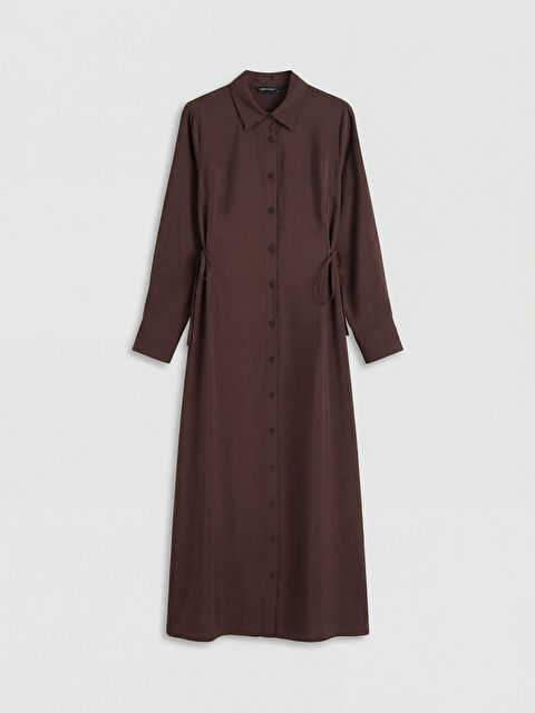 LCW Modest Modal Karışımlı Gömlek Elbise - S6B189Z8-ZAH