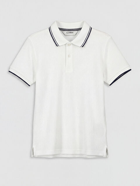 LCW Vision Kısa Kollu Polo Yaka Erkek Çocuk Tişört - S6E190Z4-Q6K