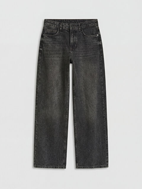 LCW Jeans Yüksek Bel Straight Fit Kadın Jean Pantolon