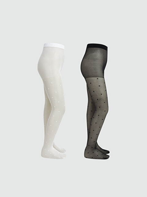 LC WAIKIKI Kız Çocuk İnce Külotlu Çorap 2'li - S6F194Z4-J5E