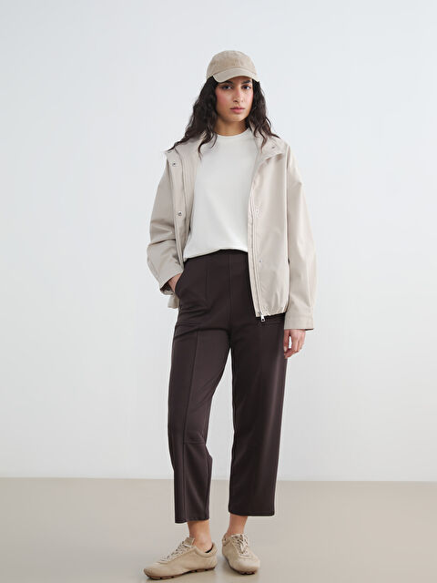 LCW Modest Beli Lastikli Soft Touch Kadın Eşofman Altı - S6A197Z8-HMK