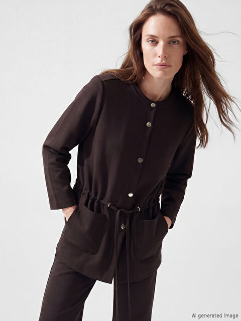 LCW Grace Şal Yaka Kadın Hırka - S6F198Z8-ZUP