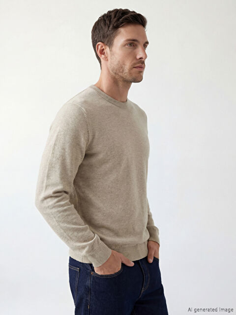 LCWAIKIKI Classic Bisiklet Yaka Erkek Triko Kazak - S6E199Z8-15U