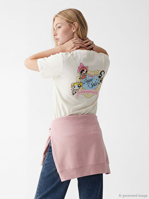 XSIDE PowerPuff Girls Baskılı Kadın Tişört