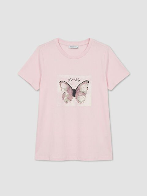 LCW EVERYDAY Crew Neck Printed Women's T-Shirt