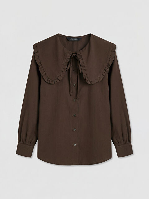 LCW Modest Bebe Yaka Fırfırlı Bluz	 - S6E207Z8-DJ7