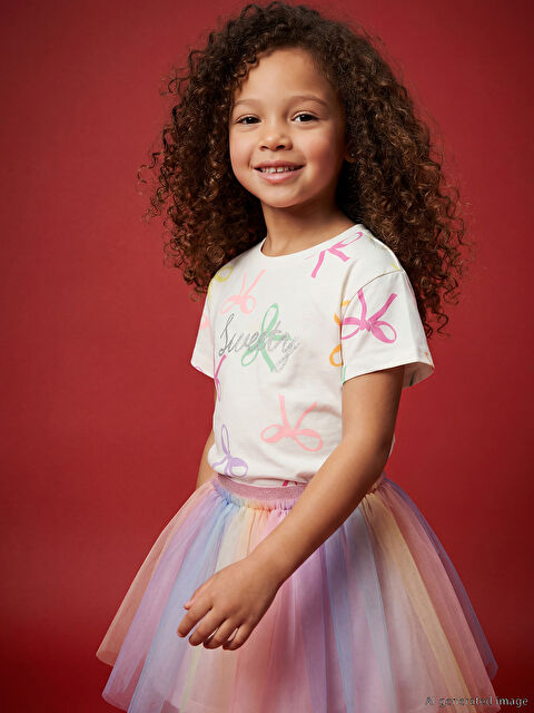 LCW Kids Beli Lastikli Kız Çocuk Tül Etek	 - S6E209Z1-LT4