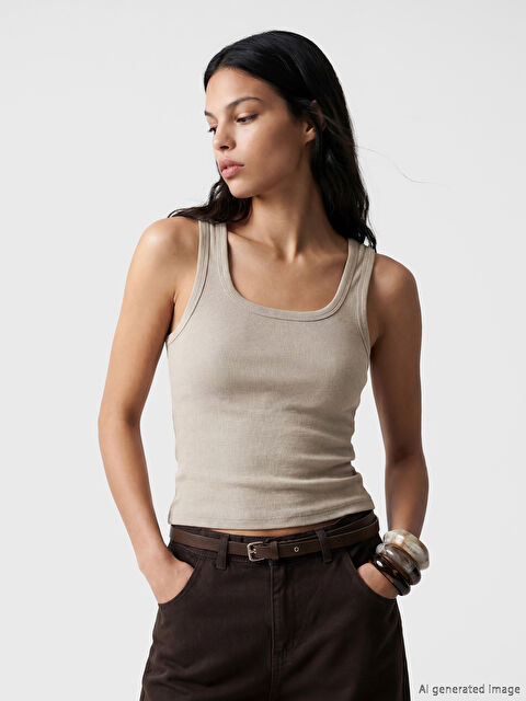 LCW Vision Kare Yaka Kadın Atlet