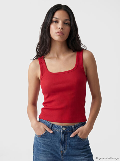 LCW Vision Kare Yaka Kadın Atlet