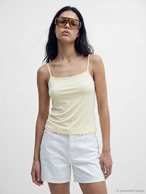 LCW Vision U Yaka İp Askılı Kadın Atlet