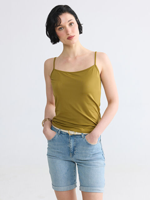 LCW Vision U Yaka İp Askılı Kadın Atlet