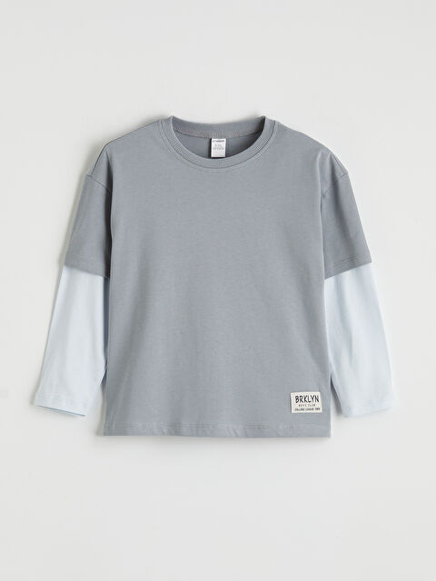 LCW Kids Bisiklet Yaka Erkek Çocuk Tişört - S6C226Z1-FHM