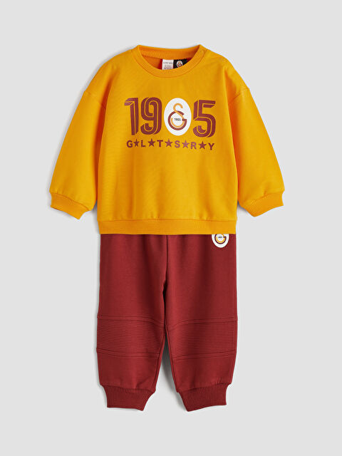 LCW baby Galatasaray Baskılı Erkek Bebek Eşofman Takım - S6B234Z1-G3Z