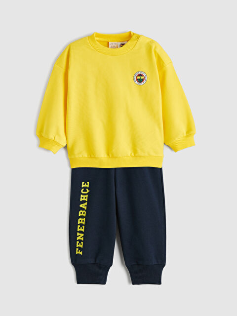LCW baby Fenerbahçe Lisanslı Erkek Bebek Eşofman Takımı - S6A234Z1-FXY