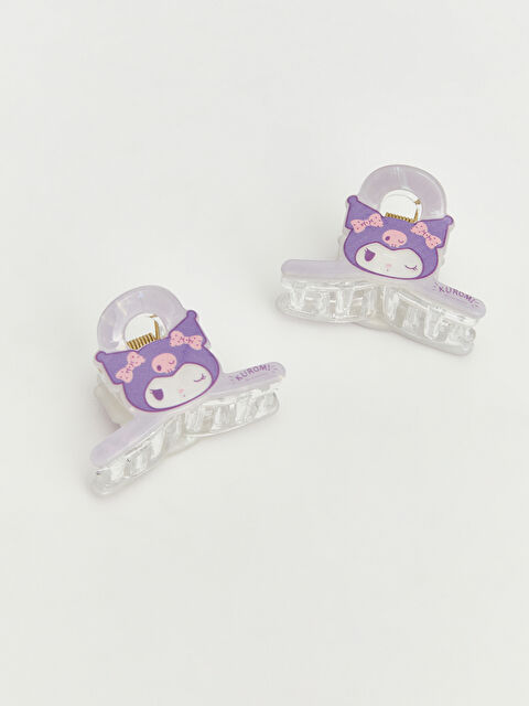 LCW JOY Kuromi Baskılı Kız Çocuk Toka Seti 2'li