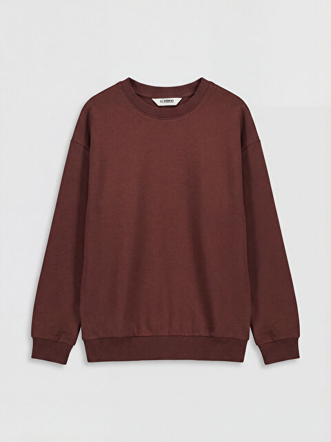 LCW Vision Bisiklet Yaka Erkek Çocuk Soft Touch Sweatshirt - S6A242Z4-HRK