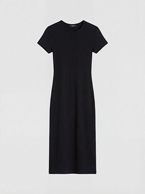 XSIDE Bisiklet Yaka Bodycon Elbise