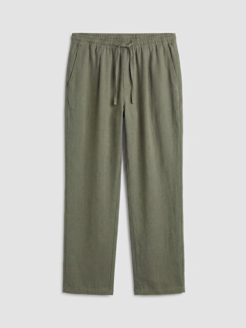 LCW Vision Regular Fit Keten Görünümlü Erkek Pantolon