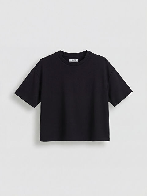 XSIDE Bisiklet Yaka Soft Touch Kadın Tişört - S6F257Z8-CVL