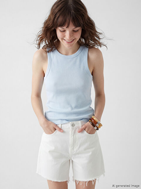 XSIDE Bisiklet Yaka Kadın Atlet - S6E258Z8-1E7