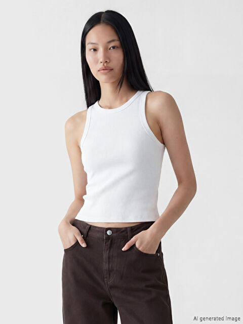 XSIDE Bisiklet Yaka Kadın Atlet - S6E258Z8-Q6K